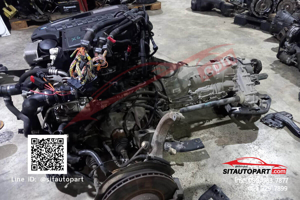 เครื่องยนต์ พร้อมเกียร์ BMW x6 n57 - Image 4