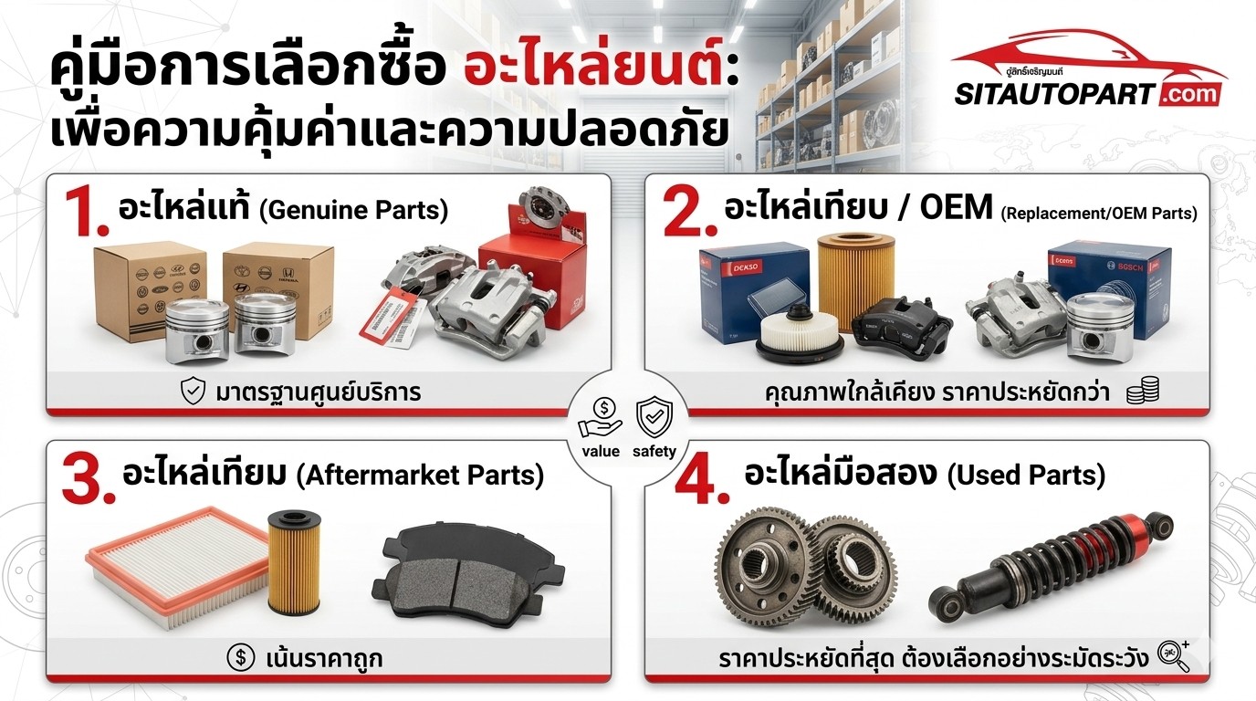 อะไหล่ Mini, อะไหล่ Mini Cooper, อะไหล่มินิแท้ เทียบ