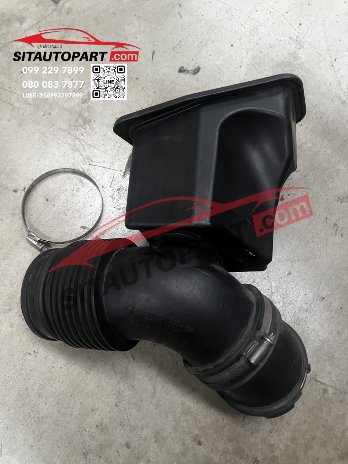 ท่อยางหม้อกรองอากาศ F10, ท่อไอดี N52, ท่อกรองอากาศ N52 ขาด, เครื่องสั่น BMW F10 N52, อากาศรั่ว N52, ซ่อมท่อกรองอากาศ BMW
