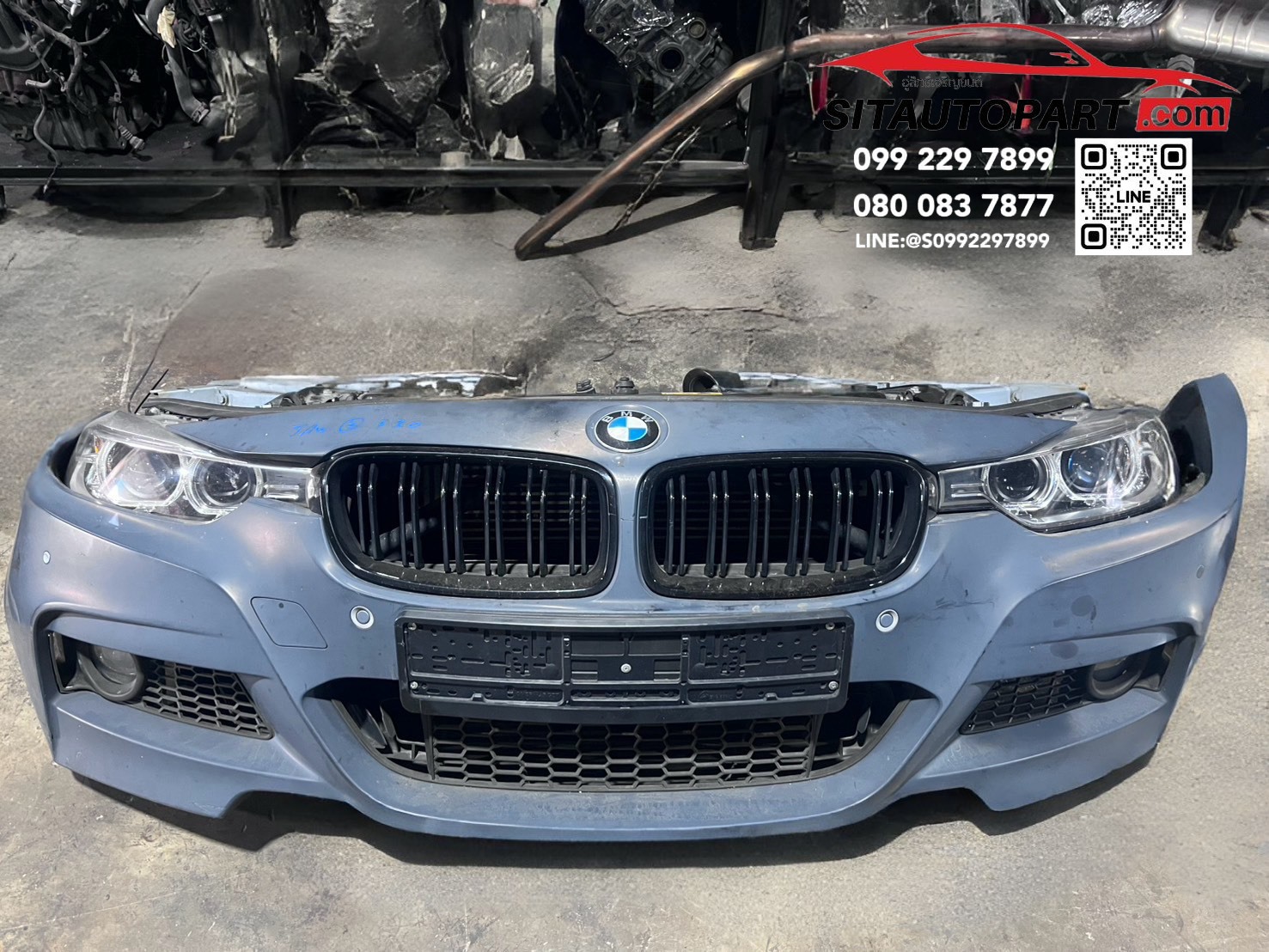 หัวตัด BMW F40, อะไหล่ตัวถัง F40, กันชนหน้า M Sport F40, ซ่อมชนหนัก BMW, ไฟหน้า F40 เชียงกง