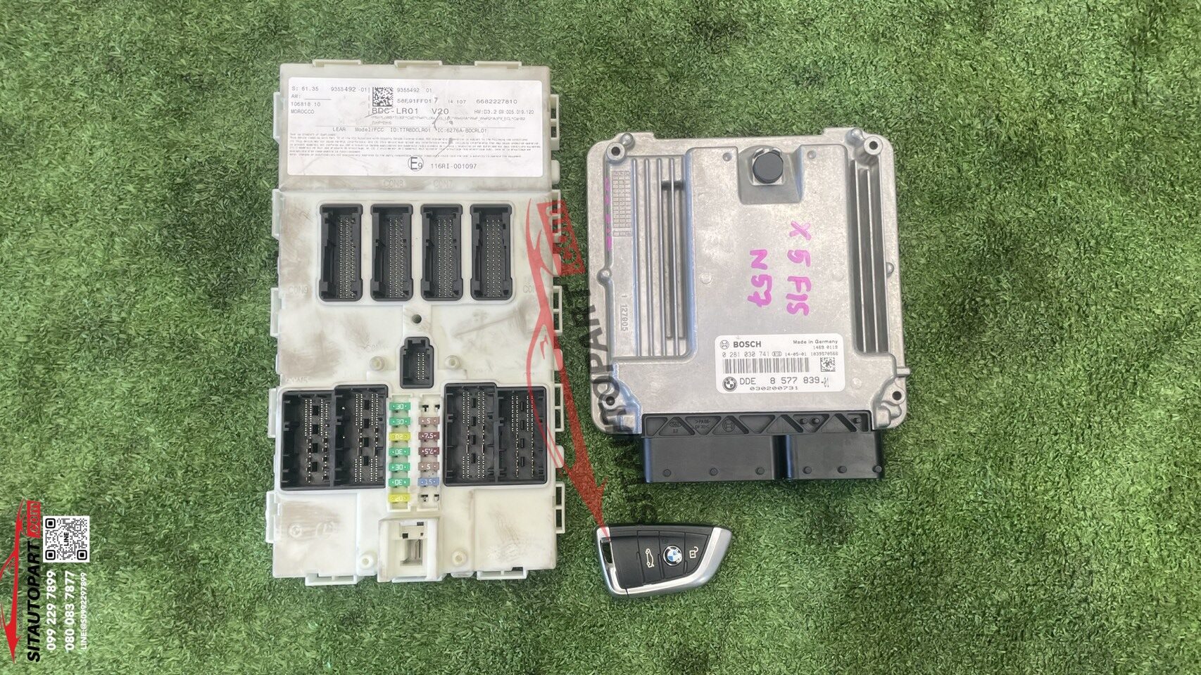 กล่อง BDC BMW X5, กล่อง ECU BMW F15, ชุดกุญแจ BMW X5 F15, ซ่อมกล่อง BDC F15, รถน้ำท่วม BMW X5, อะไหล่ระบบไฟฟ้า X5 F15