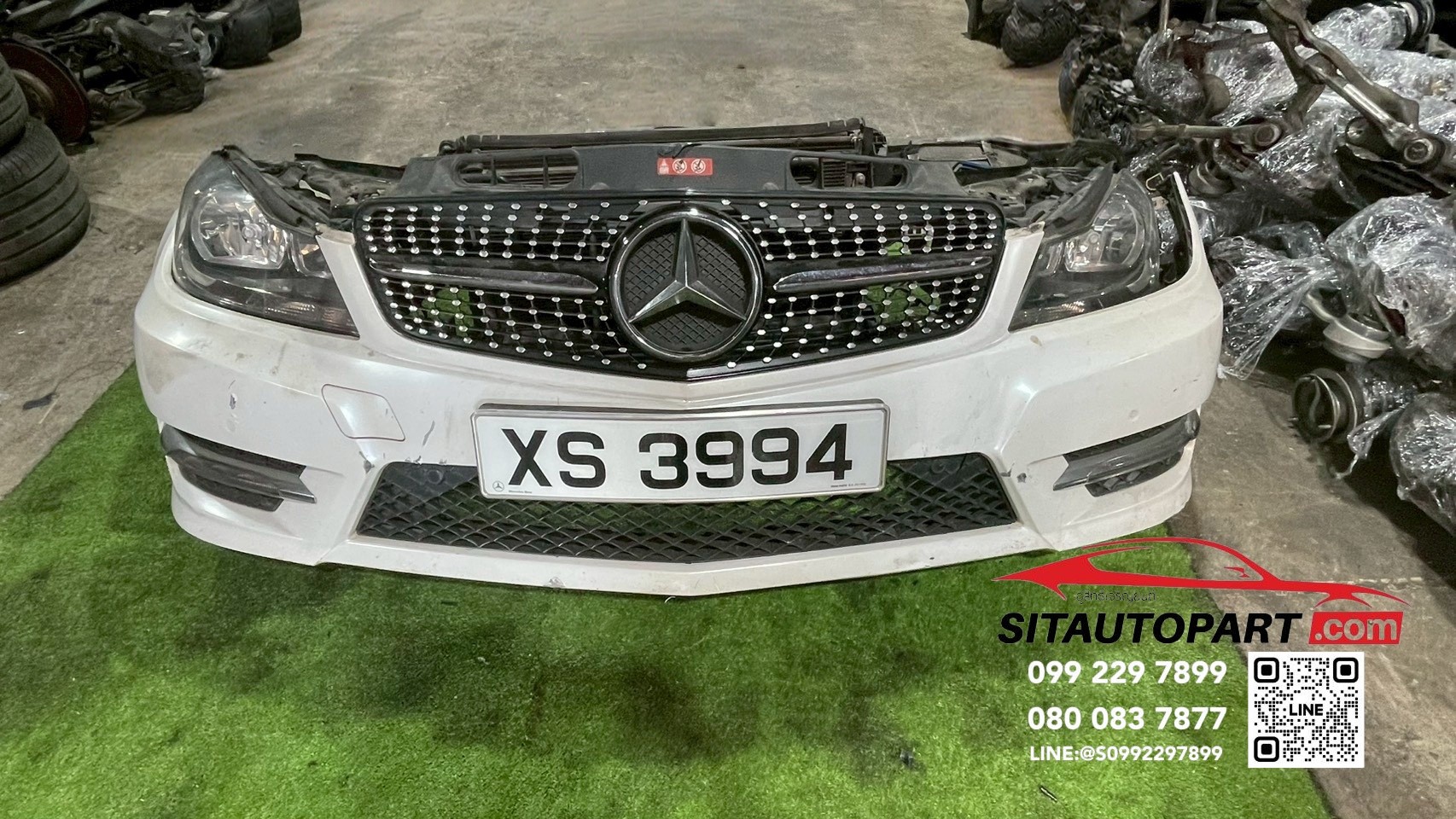 หัวตัด Benz W204, หน้าตัดศอก W204 Facelift, ฝาท้าย W204 เชียงกง, แปลงหน้า W204, ซ่อมชนหนัก Benz C-Class, อะไหล่ตัวถัง W204