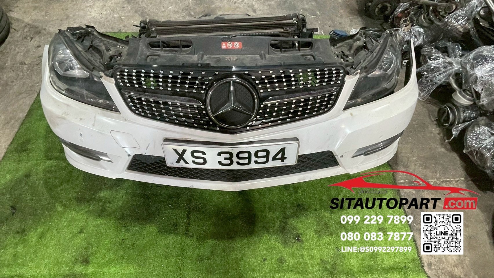 หัวตัด Benz W204, หน้าตัดศอก W204 Facelift, ฝาท้าย W204 เชียงกง, แปลงหน้า W204, ซ่อมชนหนัก Benz C-Class, อะไหล่ตัวถัง W204